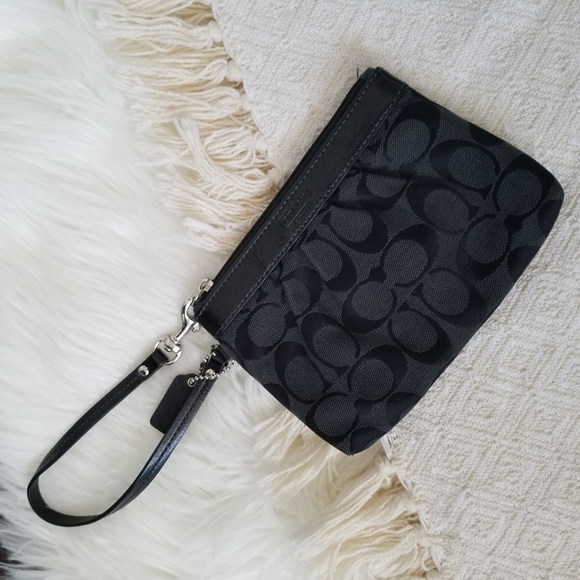 *SOLD Black Coach Wristlet - Picture 3 of 4